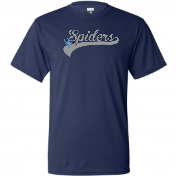 Spiders Wicking Short Sleeve Varsity Tee