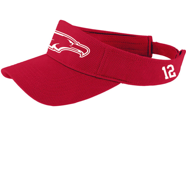 CO Hawks Visors- matte or glitter