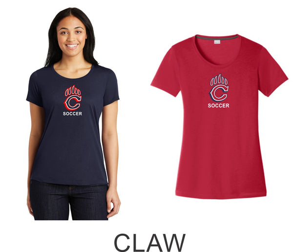 Chap Soccer Sport-Tek Ladies Wicking Tee - 4 designs