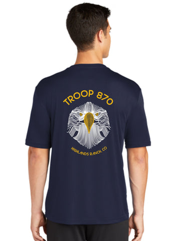 Troop 870 Wicking Tee- Youth, Ladies, Unisex sizes