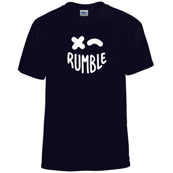 Rumble Staff Basic WINKY FACE Tee- Matte or Glitter