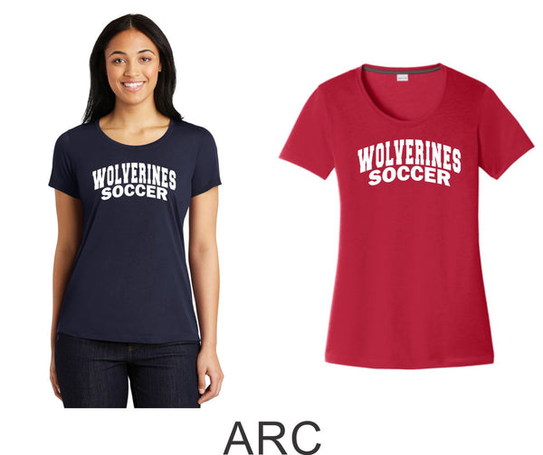 Chap Soccer Sport-Tek Ladies Wicking Tee - 4 designs