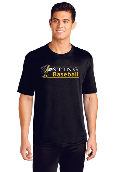 Sting Wicking Tee- 3 designs- 4 colors