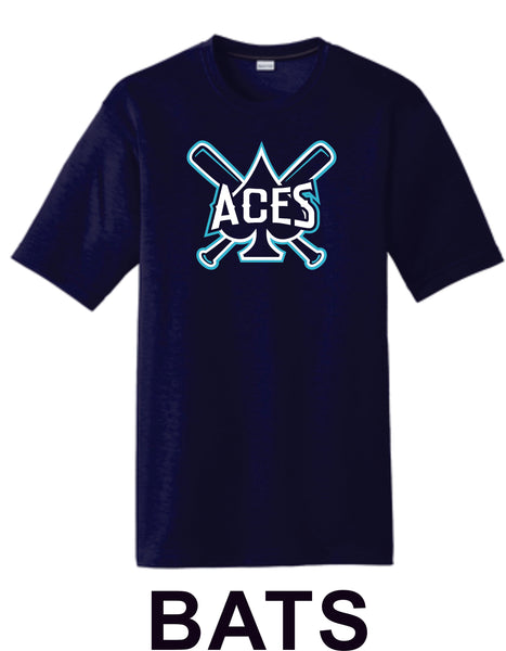 Aces Sport Tek Wicking Tee- 5 Designs