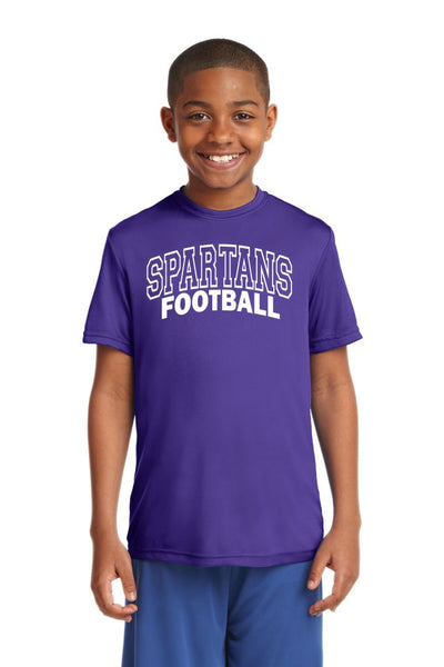 Spartans Wicking Tee- Youth, Ladies, Unisex sizes- 7 Designs