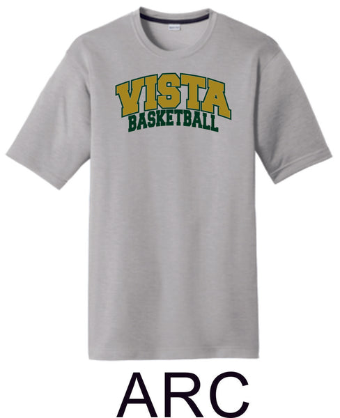 MVHS Basketball Sport Tek Wicking Tee- 3 designs