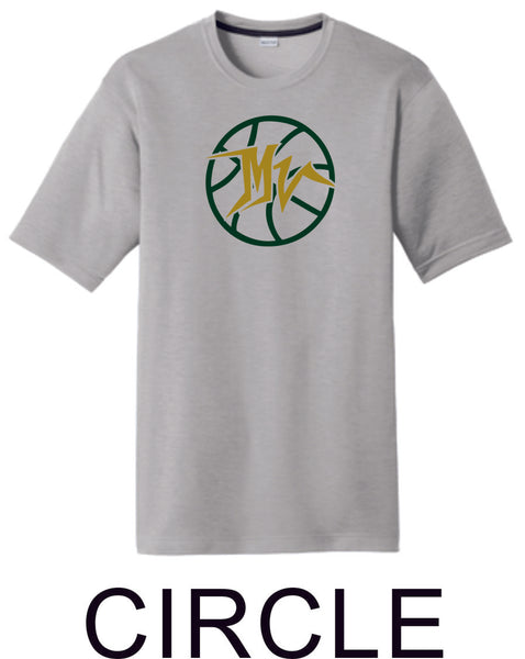 MVHS Basketball Sport Tek Wicking Tee- 3 designs