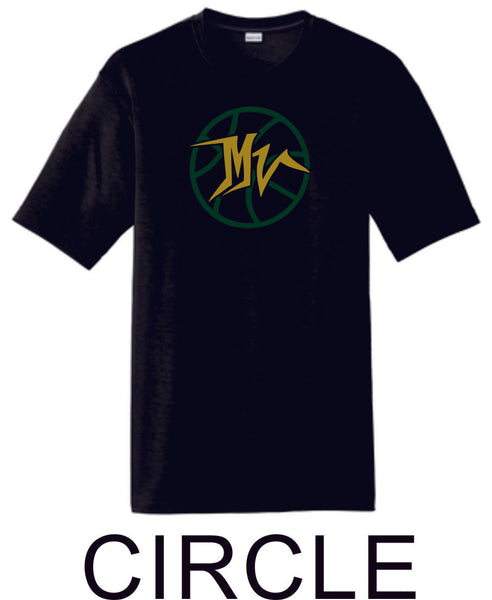 MVHS Basketball Sport Tek Wicking Tee- 3 designs