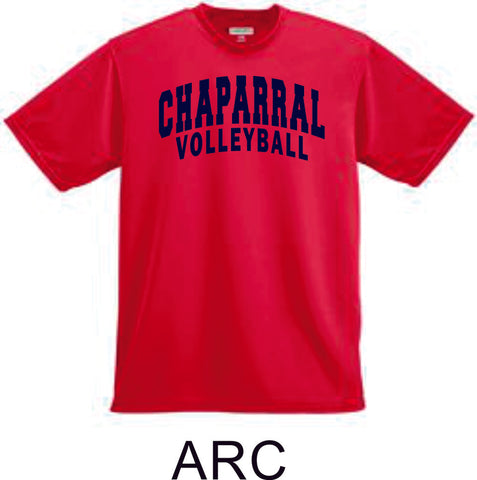 Chap Volleyball Wicking T-Shirt in 4 Designs