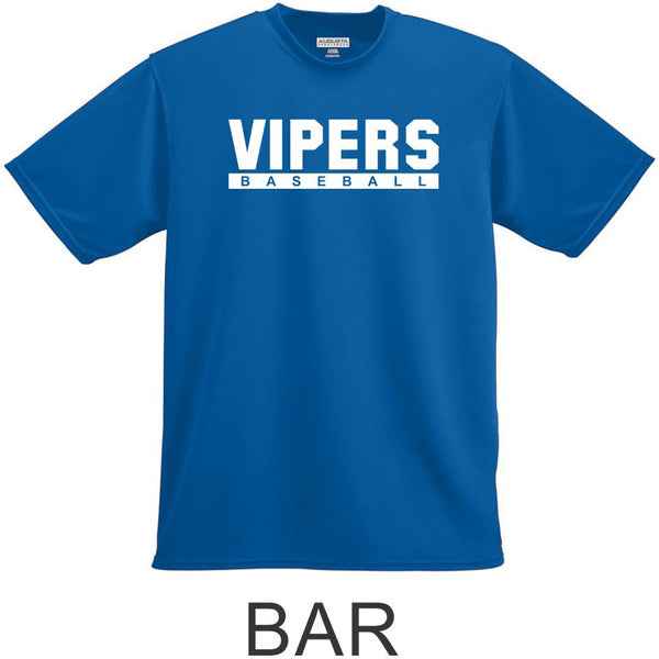 Vipers Wicking T-Shirt in 3 Designs