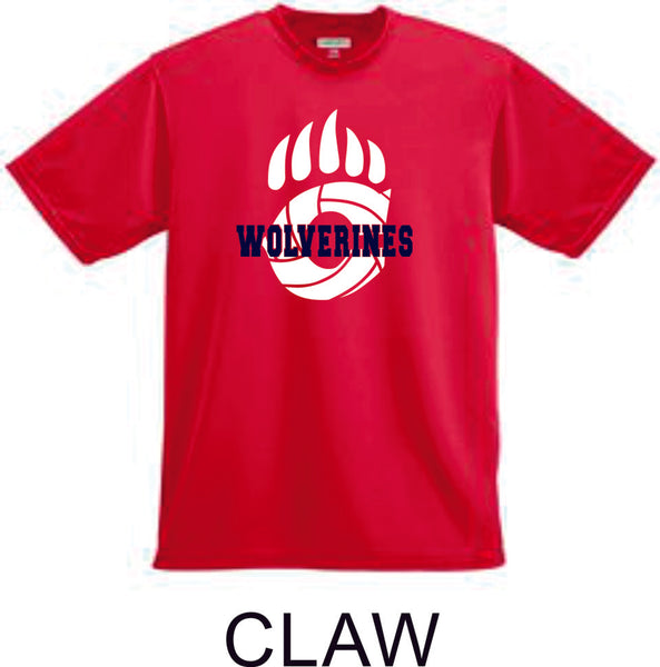 Chap Volleyball Wicking T-Shirt in 4 Designs