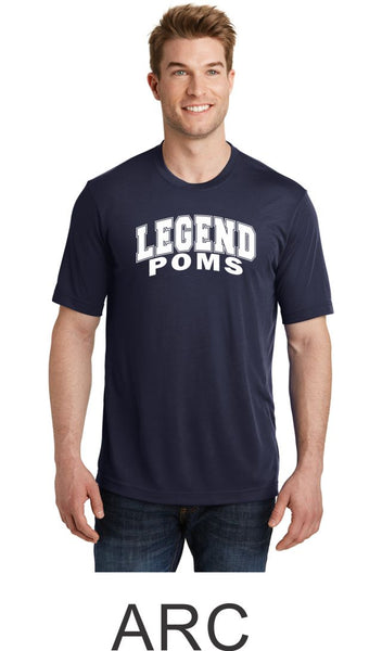 LT Poms Sport-Tek Unisex Wicking Tee -2 designs