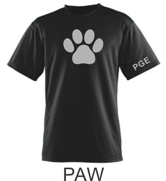 PGE Black Wicking T-Shirt- 3 Designs