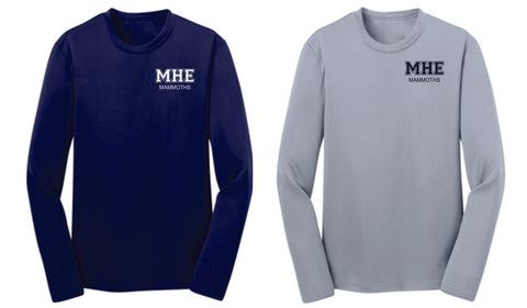 MHE Wicking Small Logo Long Sleeve Tee