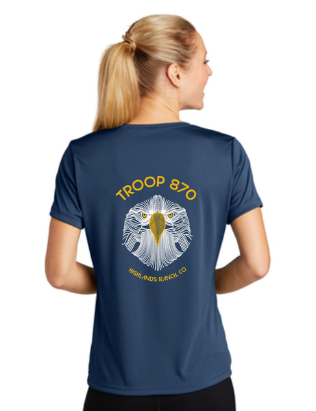 Troop 870 Wicking Tee- Youth, Ladies, Unisex sizes