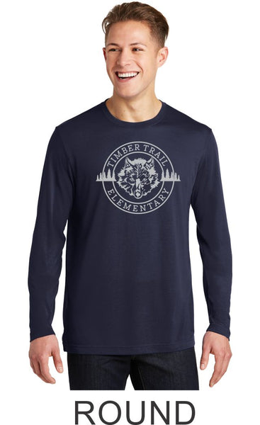 Timber Trail Long Sleeve Wicking Tee- Youth and Unisex sizes- 5 Designs