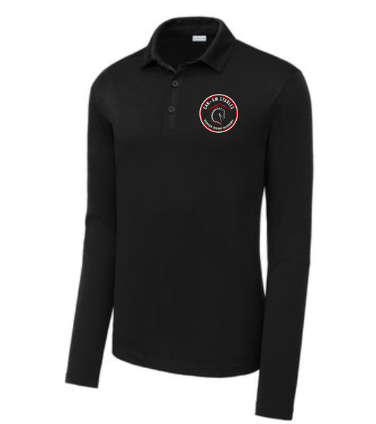 Can Am Stables UV Protection Long Sleeve Unisex Wicking Polo