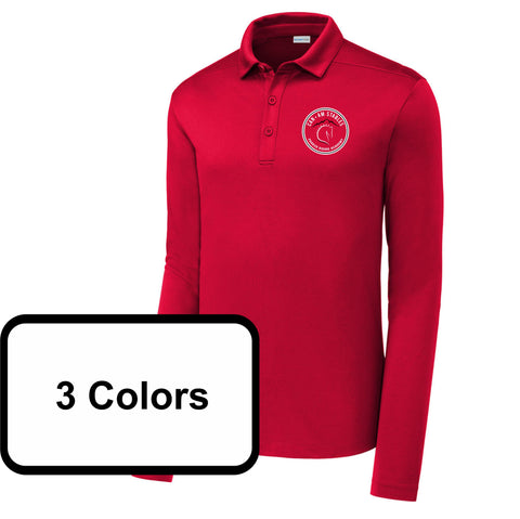 Can Am Stables UV Protection Long Sleeve Unisex Wicking Polo