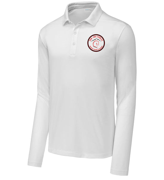 Can Am Stables UV Protection Long Sleeve Unisex Wicking Polo