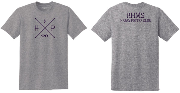 RHMS Harry Potter Club Basic Glasses Tee- Matte or Glitter