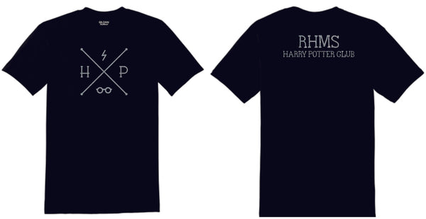 RHMS Harry Potter Club Basic Glasses Tee- Matte or Glitter