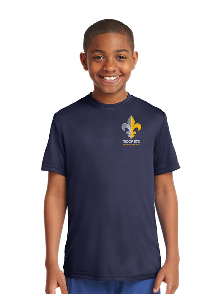 Troop 870 Wicking Tee- Youth, Ladies, Unisex sizes