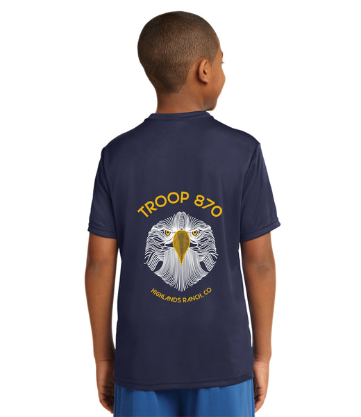 Troop 870 Wicking Tee- Youth, Ladies, Unisex sizes