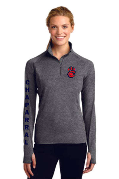 Chap Basketball Ladies Sport Wick 1/2 Zip Pullover