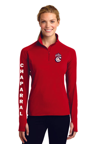 Chap Basketball Ladies Sport Wick 1/2 Zip Pullover