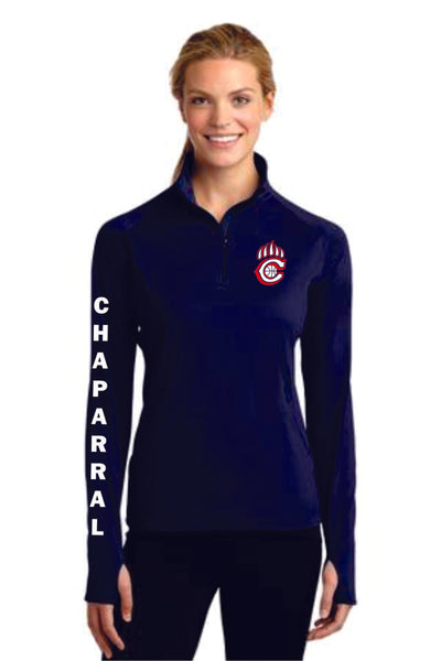 Chap Basketball Ladies Sport Wick 1/2 Zip Pullover