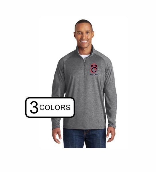 Chap Soccer Unisex Sport Wick 1/2 Zip Pullover