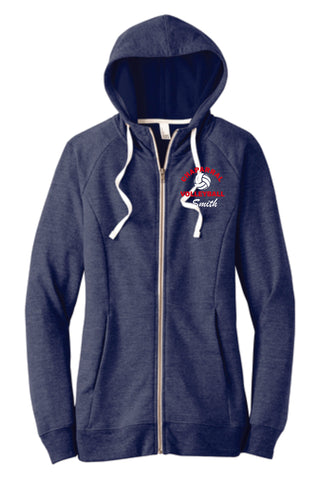 Chap Volleyball Ladies Triblend French Terry Hoodie